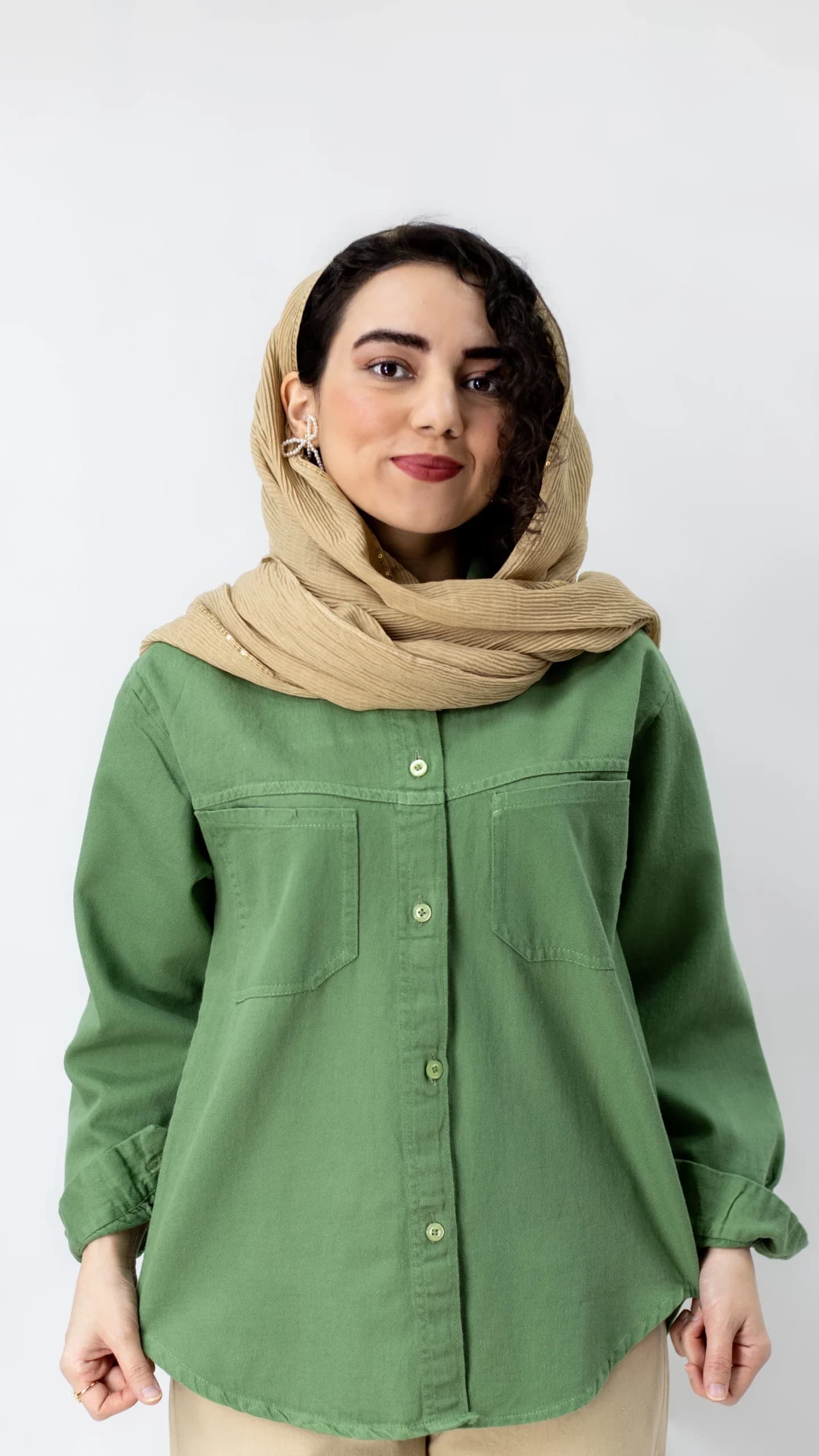 مانتو کتان رنگی — تصویر ۸