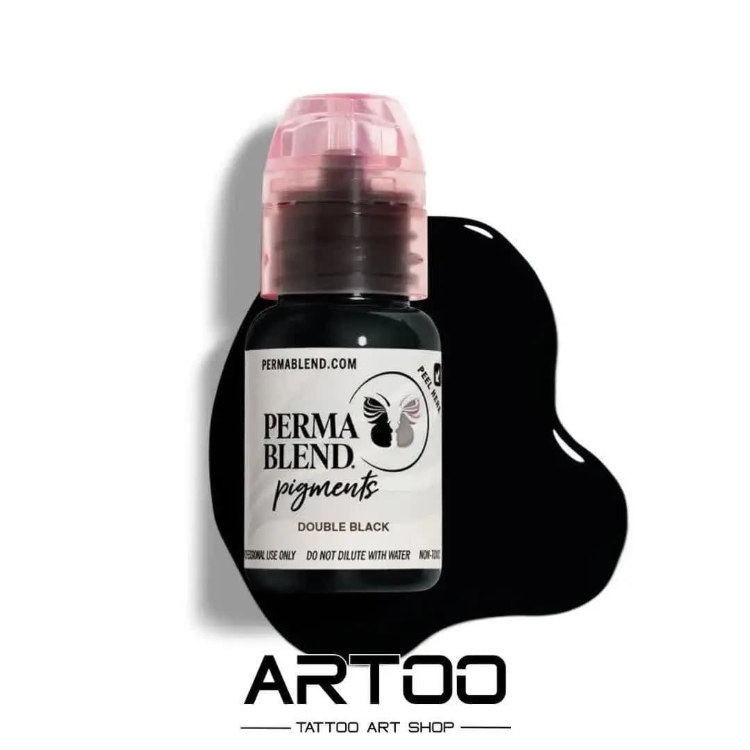 رنگ تتو پرمابلند دابل بلک PERMA BLEND Double Black