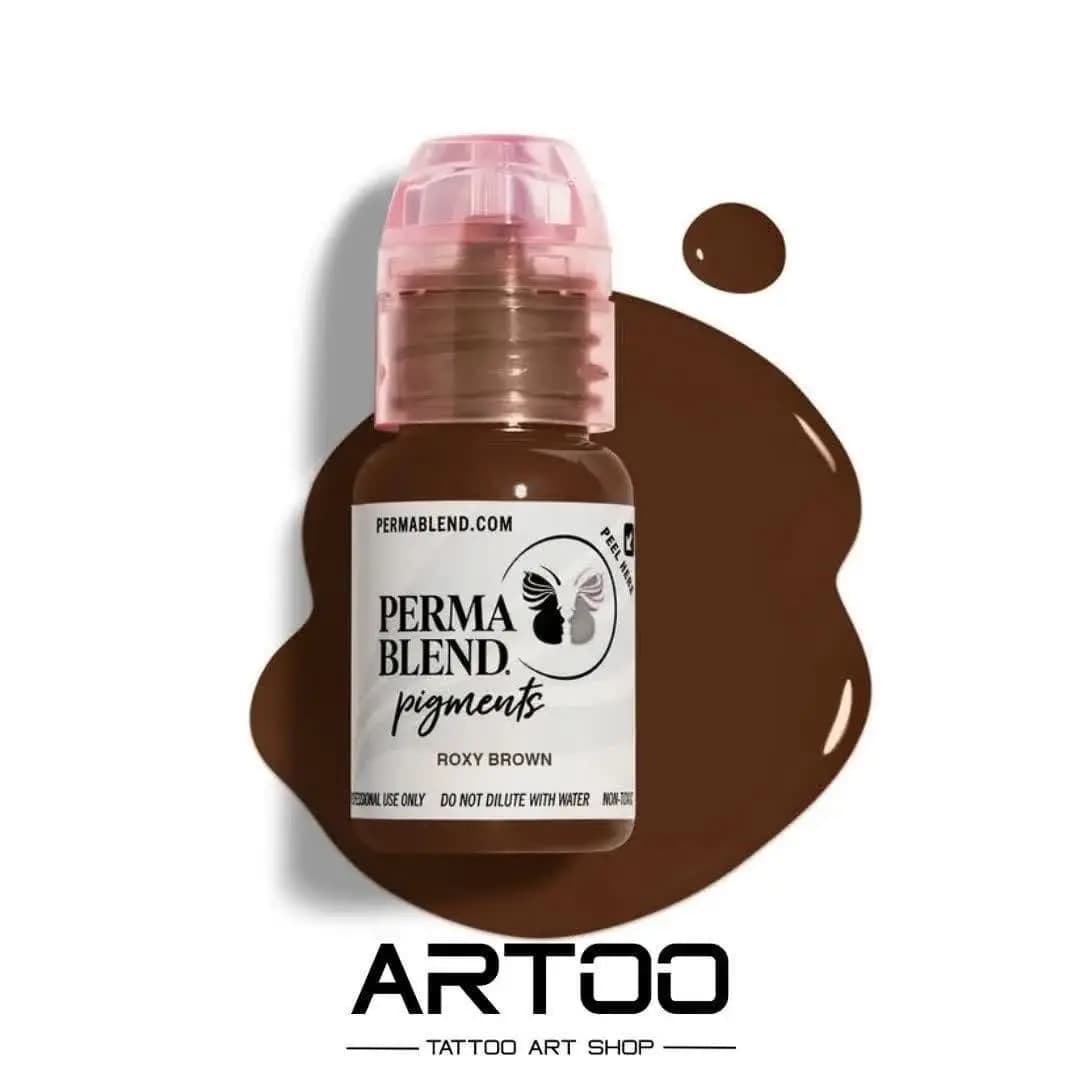 رنگ تتو پرمابلند روکسی براون PERMA BLEND Roxy Brown