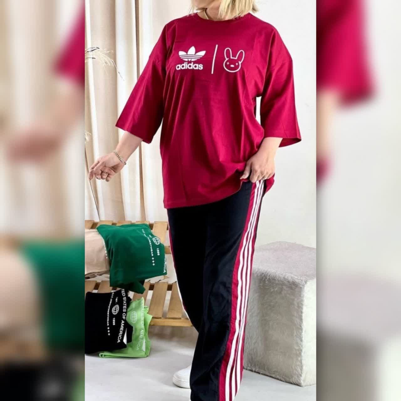 ست بلوز شلوار ادیداس ( پک 6 عددی ) — تصویر ۲