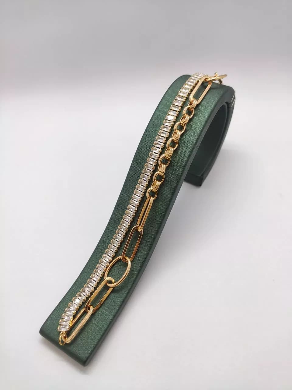 دستبند تنیسی با نگین اتمی ژوپینگ کد 10042 — تصویر ۲