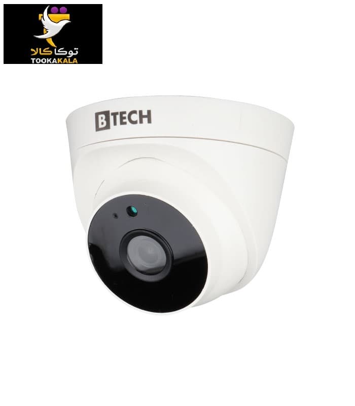 دوربین IP دام 5MP دید در شب رنگی (سوپراستارلایت) +میکروفن برند BTECH مدل DMIP5SSRP-BT5057-A