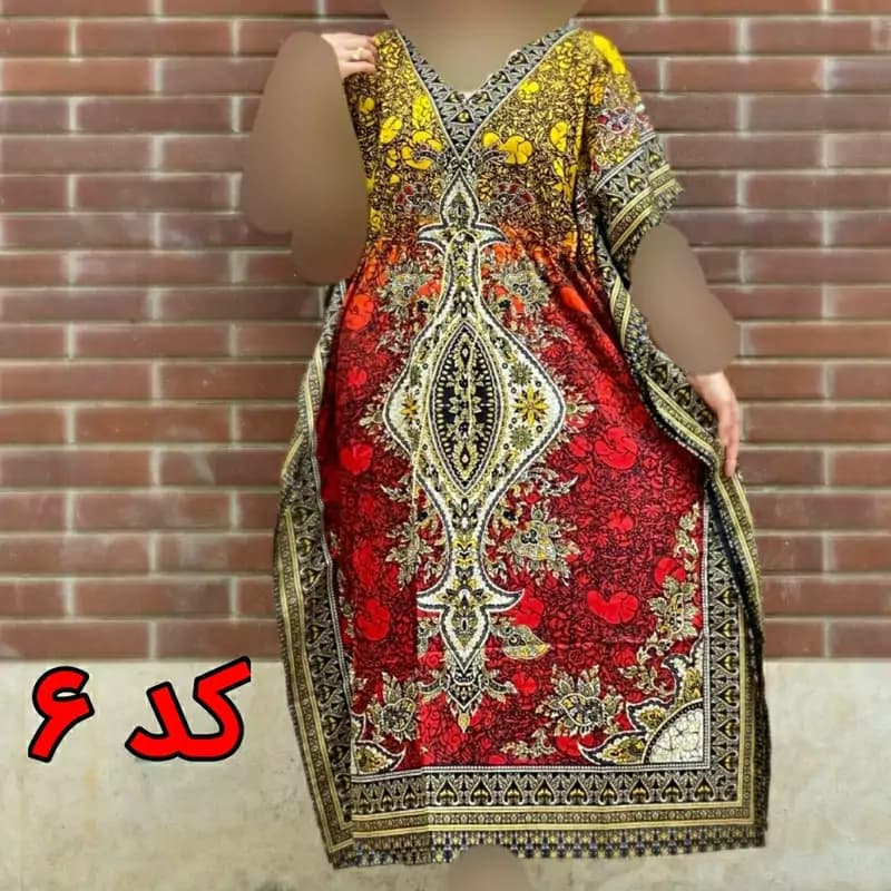 پانچ سیلک هندی 6 رنگ — تصویر ۱۰