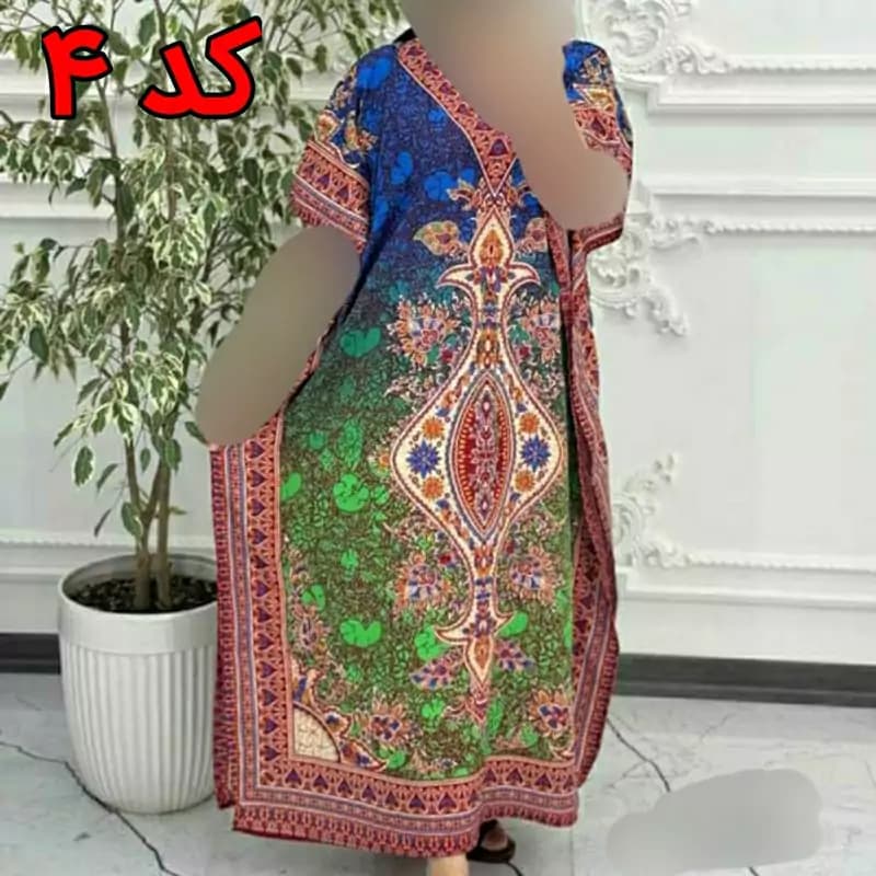 پانچ سیلک هندی 6 رنگ — تصویر ۹