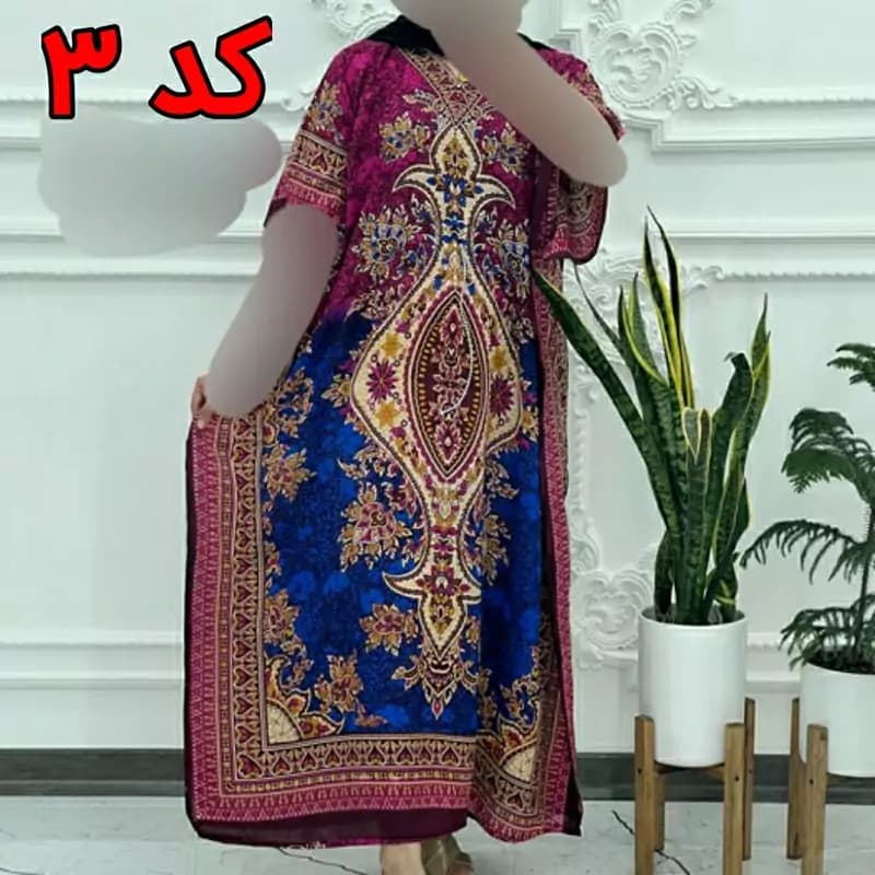 پانچ سیلک هندی 6 رنگ — تصویر ۱۲