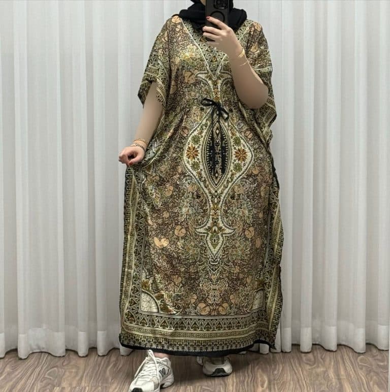 پانچ سیلک هندی تک رنگ — تصویر ۵