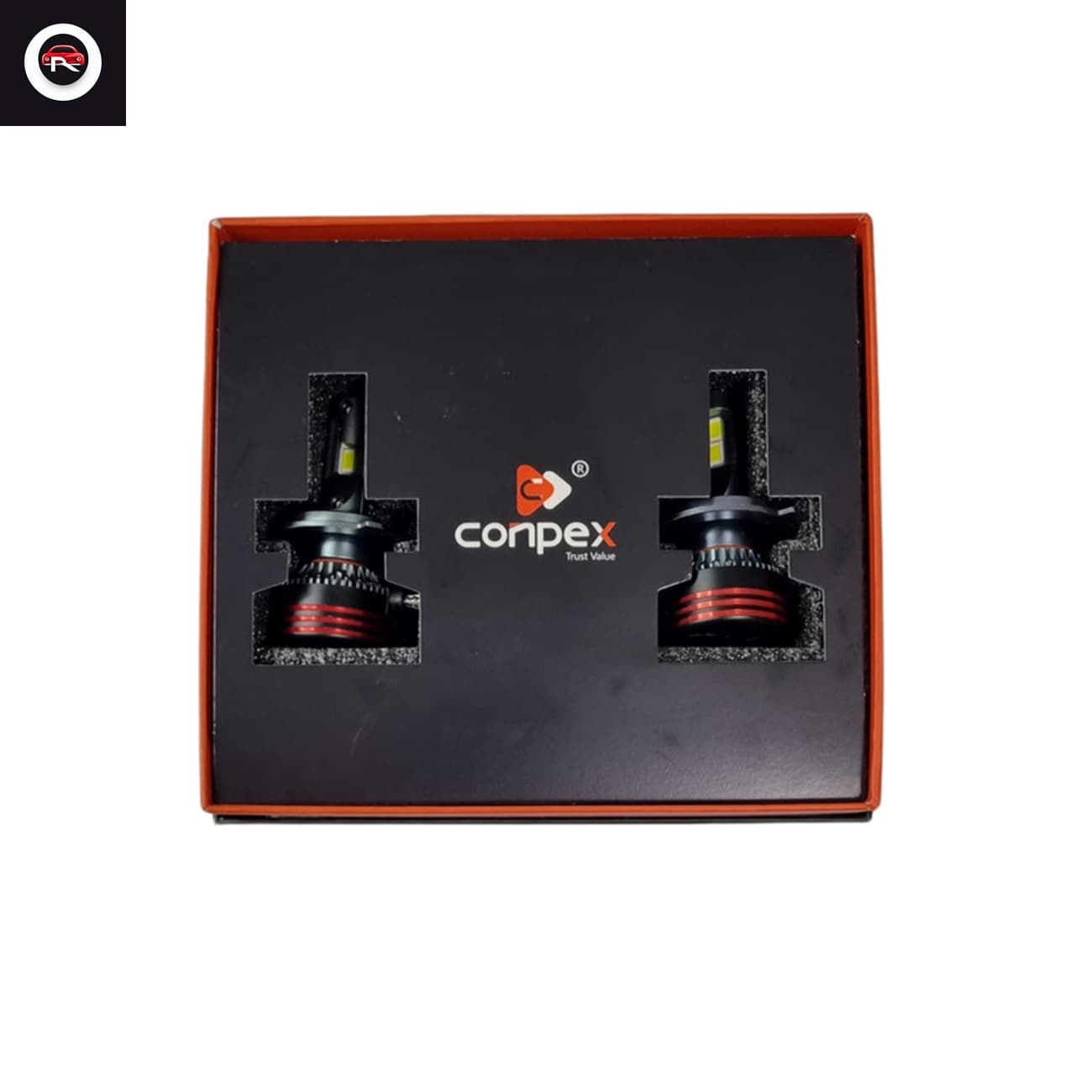 لامپ هدلایت Conpex m8 Pro نور پایین خودرو پژو 206SD — تصویر ۴