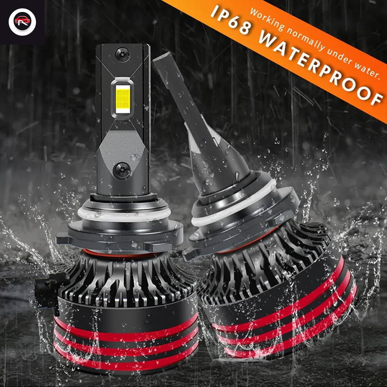 لامپ هدلایت Conpex m8 Pro نور پایین خودرو پژو 206SD — تصویر ۵