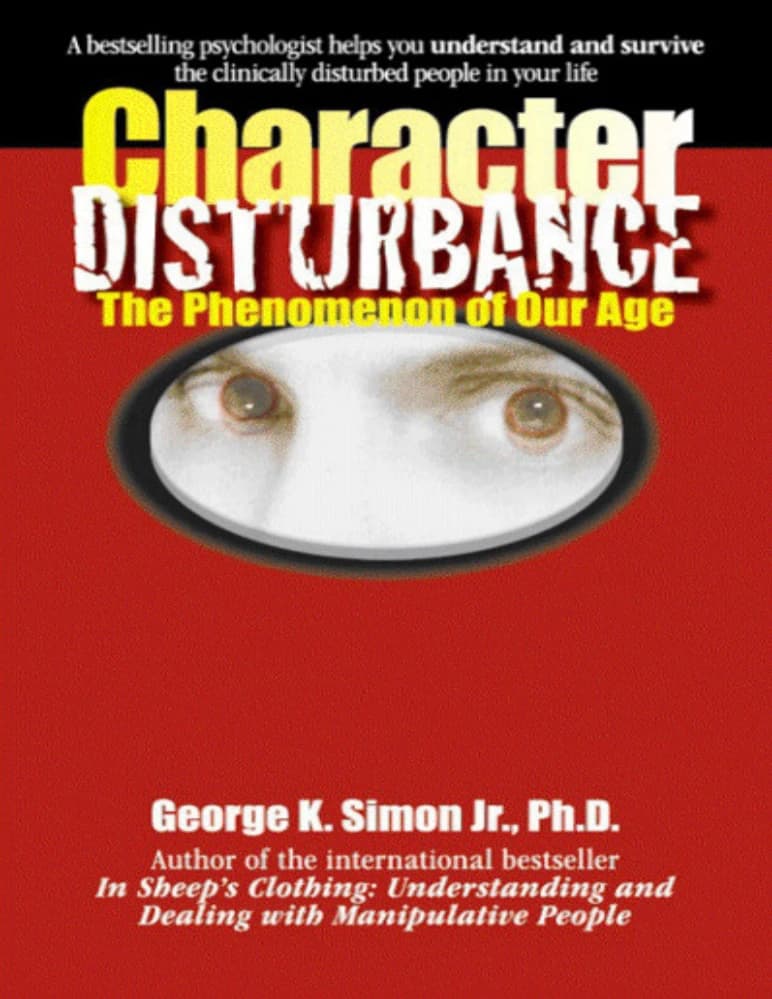 کتاب Character Disturbance (اختلال شخصیت) نسخه انگلیسی PDF | جورج کی. سایمون — تصویر ۳