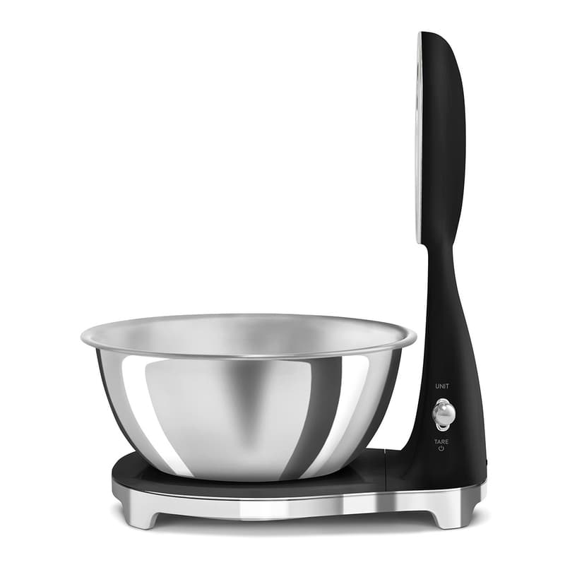 ترازوی آشپزخانه دیجیتال و آنالوگ اسمگ مدل Smeg KSF01BLWW – مشکی — تصویر ۲