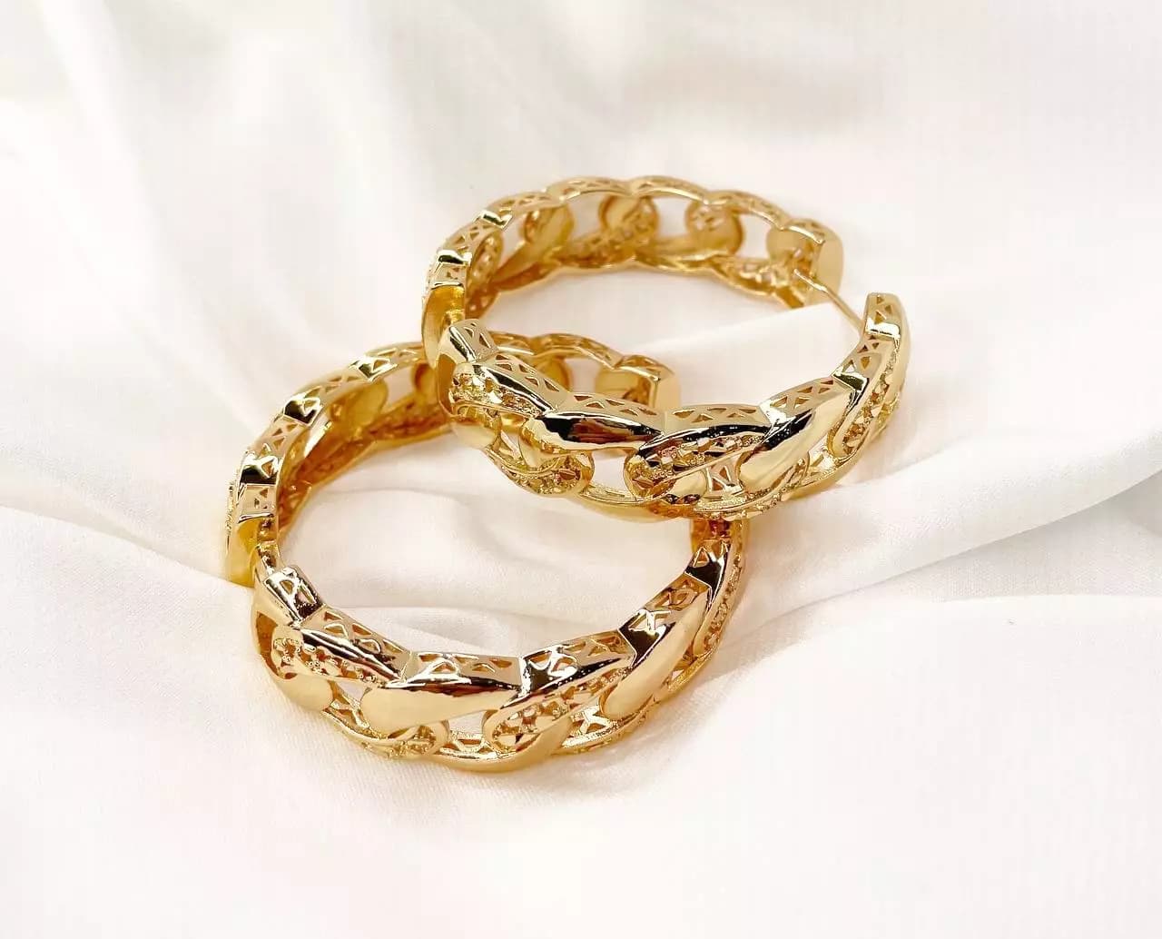گوشواره حلقه ای ژوپینگ مدل کارتیر کد 10007