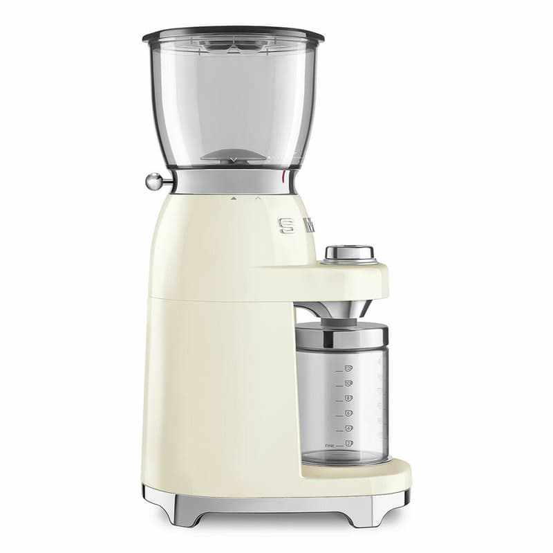 آسیاب مخروطی قهوه اسمگ مدل Smeg CGF11CRUK – کرمی — تصویر ۳