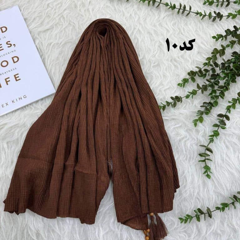 شال برشکا ساده ریز کد 990
