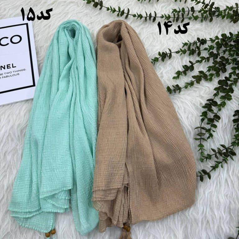 شال برشکا ساده ریز کد 990 — تصویر ۴