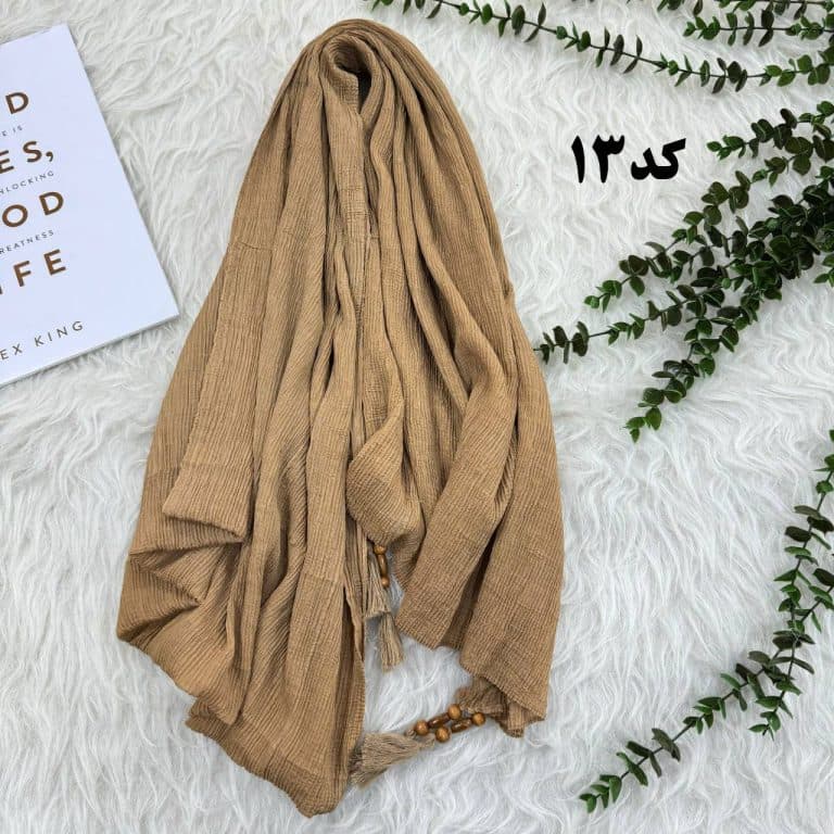 شال برشکا ساده ریز کد 990 — تصویر ۳