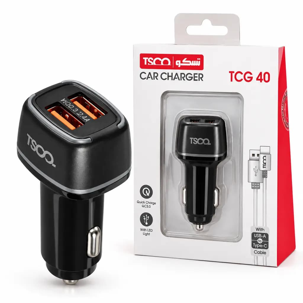 شارژر فندکی 30 وات تسکو مدل TSCO TCG 40