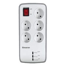 محافظ ولتاژ 5 راهی صوتی و تصویری سیماران مدل SM-525-18-N