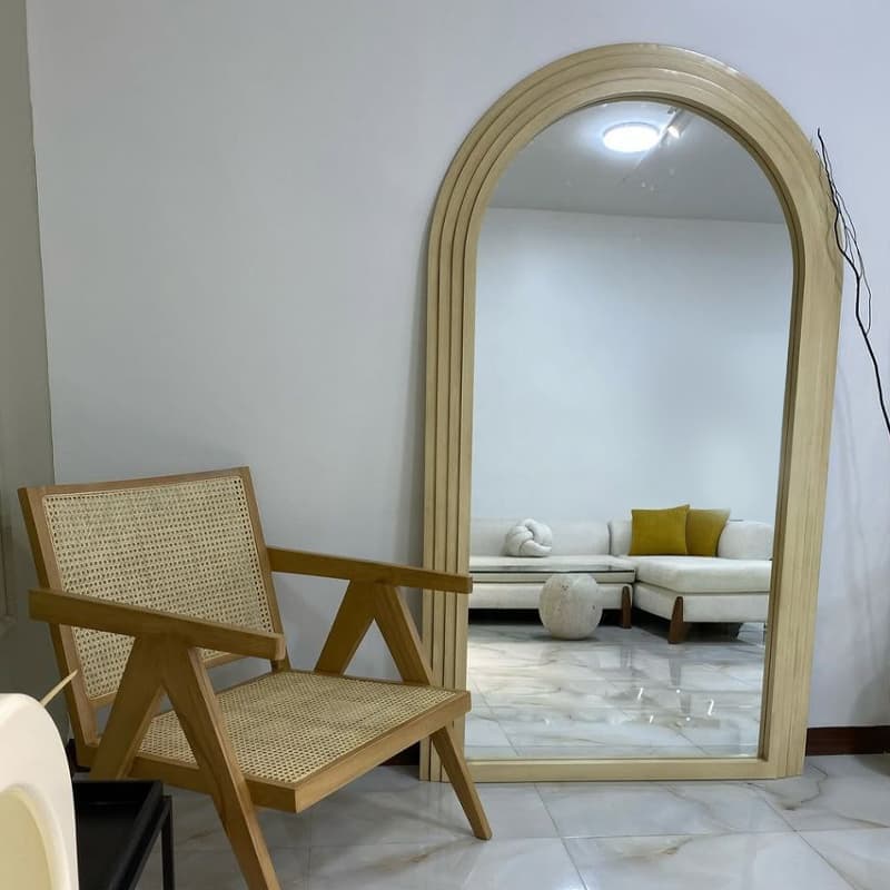 آینه قدی چوبی مدل رها — تصویر ۳