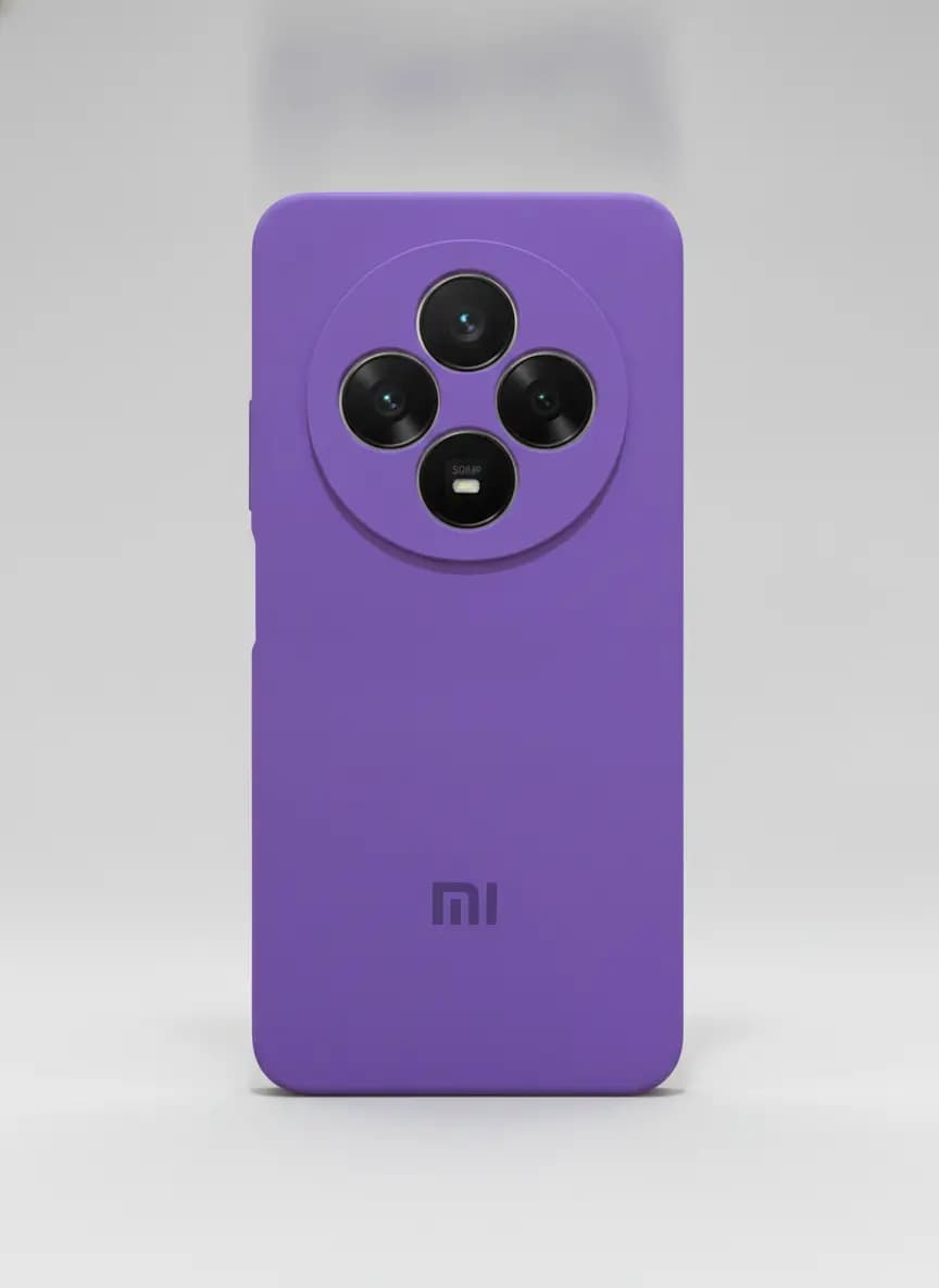 قاب سیلیکونی شیائومی Redmi 14C اورجینال محافظ لنزدار