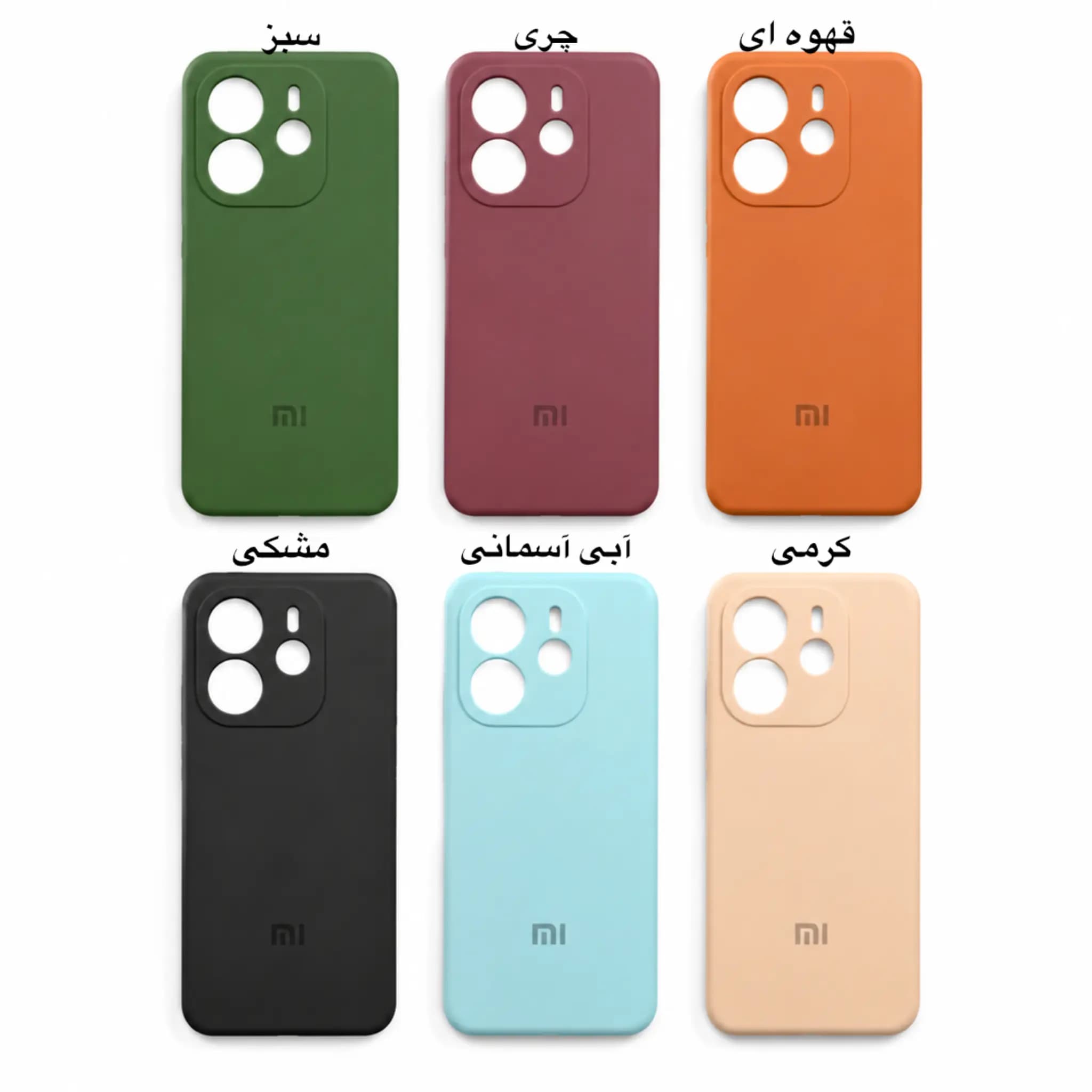 قاب سیلیکونی شیائومی Note14 اورجینال محافظ لنزدار — تصویر ۲