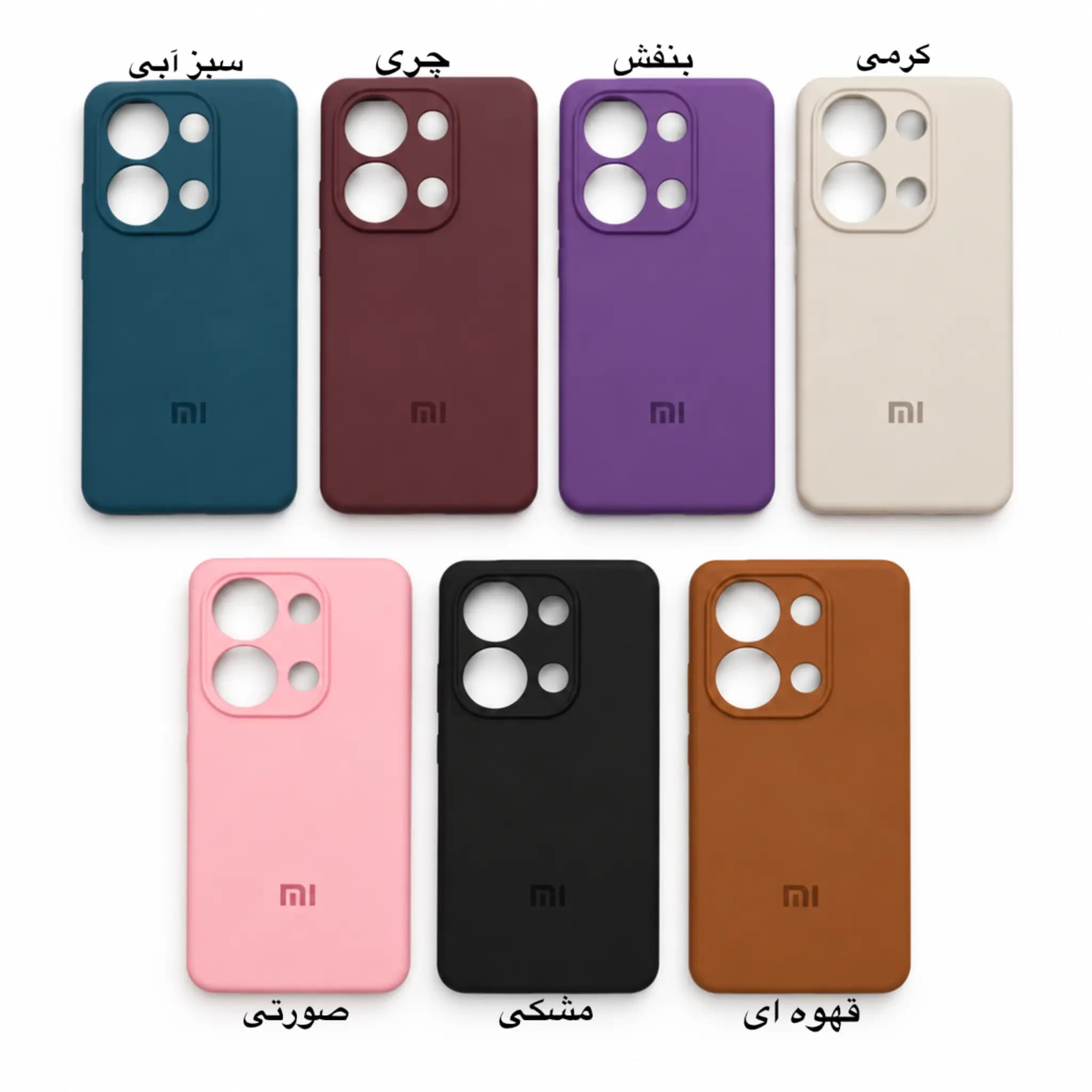 قاب سیلیکونی شیائومی Note 13 pro اورجینال محافظ لنزدار — تصویر ۲