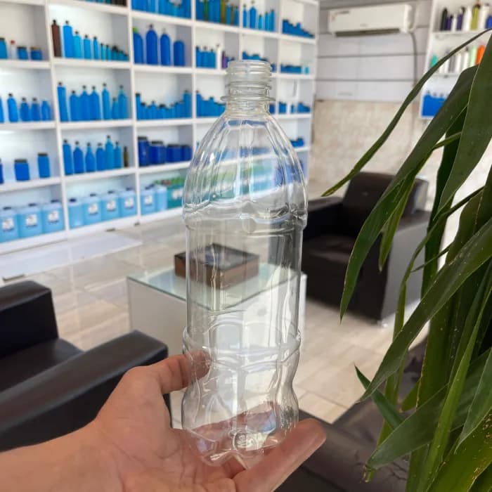 بطری پلاستیکی یک لیتری 950 سی سی دهانه 28تعداد در هر بسته 120 عدد — تصویر ۳