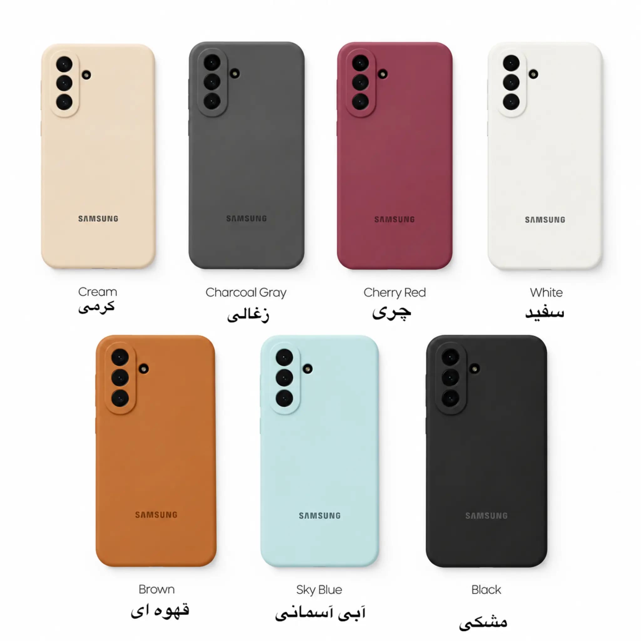 قاب سیلیکونی سامسونگ A57 اورجینال محافظ لنزدار — تصویر ۲