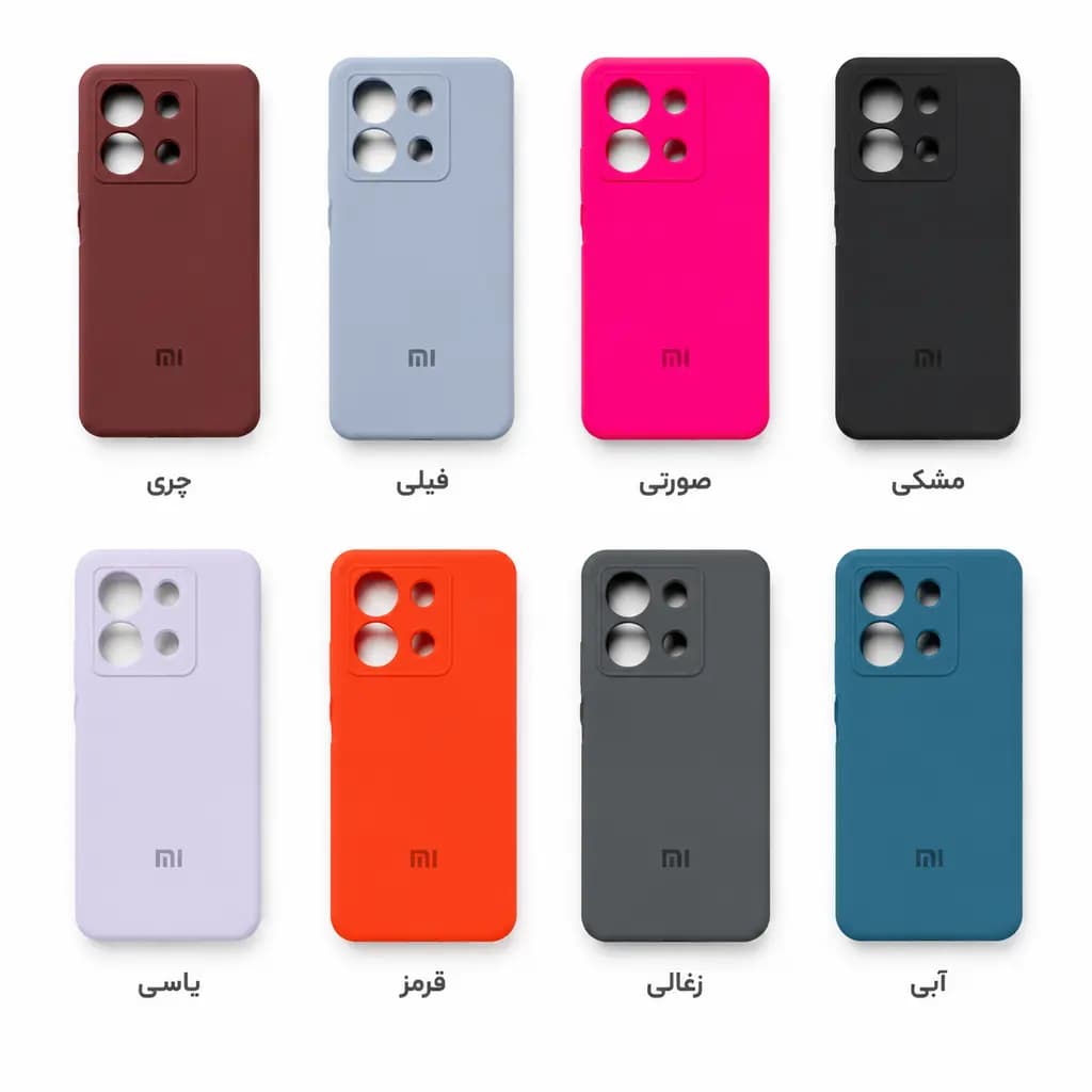 قاب سیلیکونی شیائومی Redmi Note 13 اورجینال محافظ لنزدار — تصویر ۲