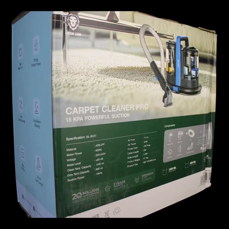 جارو روفرشی گرین لاین مدل Carpet cleaner pro — تصویر ۳