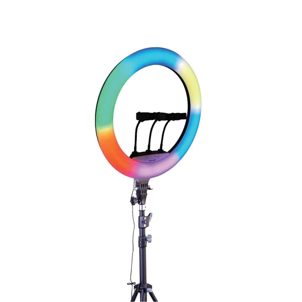 رینگ لایت گرین لاین مدل Green Lion RGB RING LIGHT 22 — تصویر ۳
