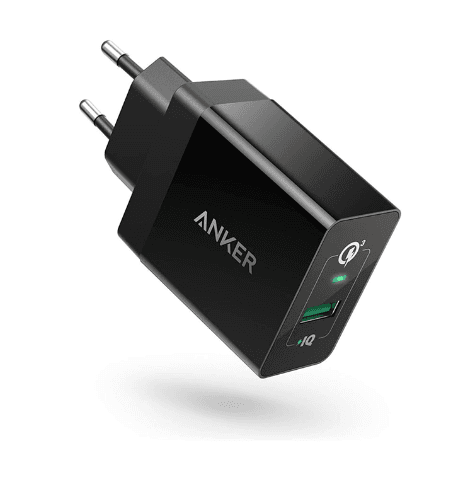شارژر 18 وات انکر با فناوری کوالکام ANKER PowerPort+ 1 Quick Charge 3.0 – مدل A2013
