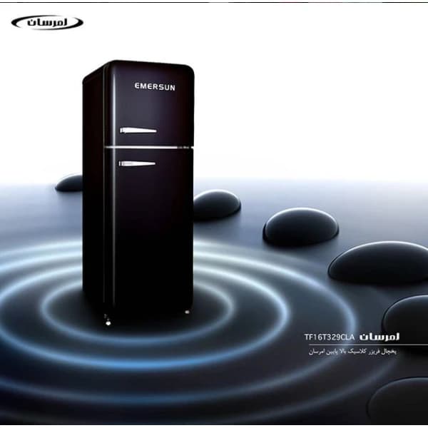 يخچال فريزر کلاسیک امرسان 16 فوت مشکی مدل TF16T329CLA