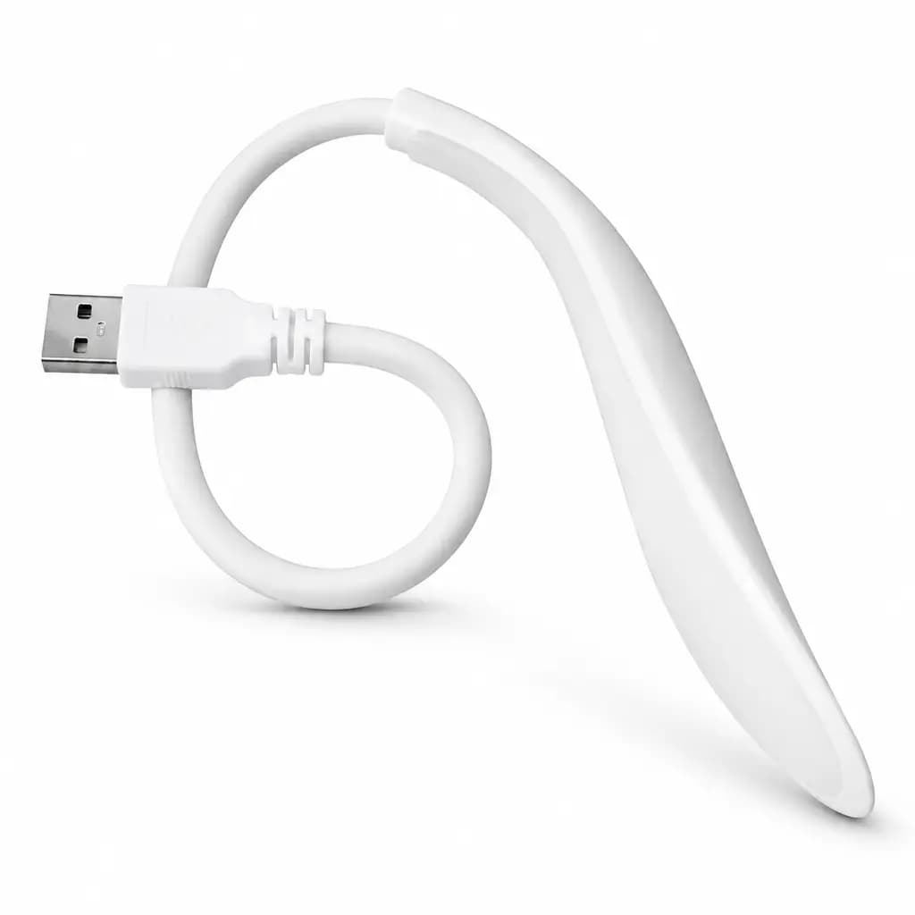 چراغ LED USB مدل T1 – چراغ مطالعه و اضطراری پرتابل — تصویر ۳
