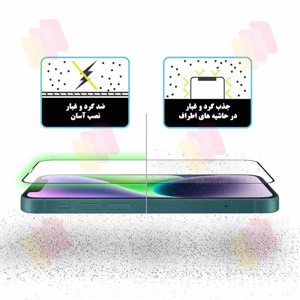 محافظ صفحه نمایش آنتی استاتیک شهر گلس مدل ANTISTA مناسب برای گوشی موبایل سامسونگ Galaxy A51 4G / A51 5G / A52 4G / A52 5G / A52s 5G / A53 / M31s / S20 FE / S20 FE 5G / S20 FE 2022 — تصویر ۳