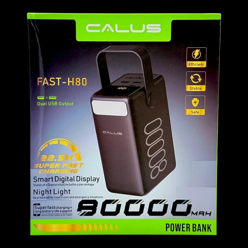 پاور بانک 80000 میلی آمپر ساعت کالوس مدل fast-h80 — تصویر ۲