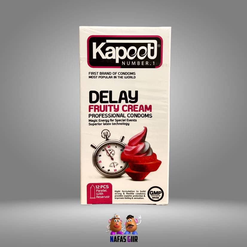 کاندوم تاخیری میوه ای (Delay Fruity Cream) کاپوت بسته 12 عددی