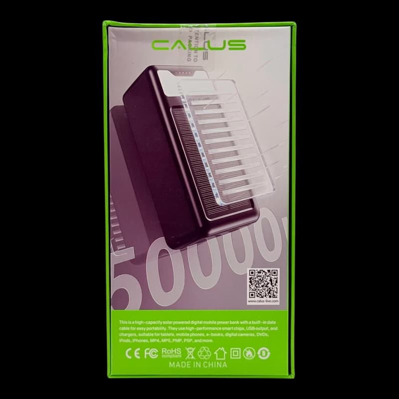 پاوربانک 50000 میلی آمپر ساعت کالوس مدل solar560 — تصویر ۳