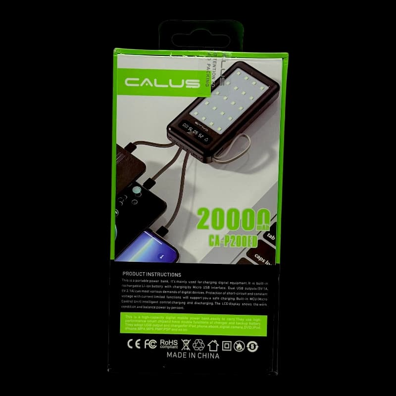 پاور بانک 20000 میلی آمپر ساعت کالوس مدل CA-P200ED — تصویر ۳