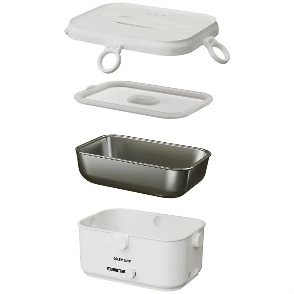 ظرف نگهدارنده و گرم کننده غذا گرین لاین مدل Lunch Mate Electric Lunch Box — تصویر ۹