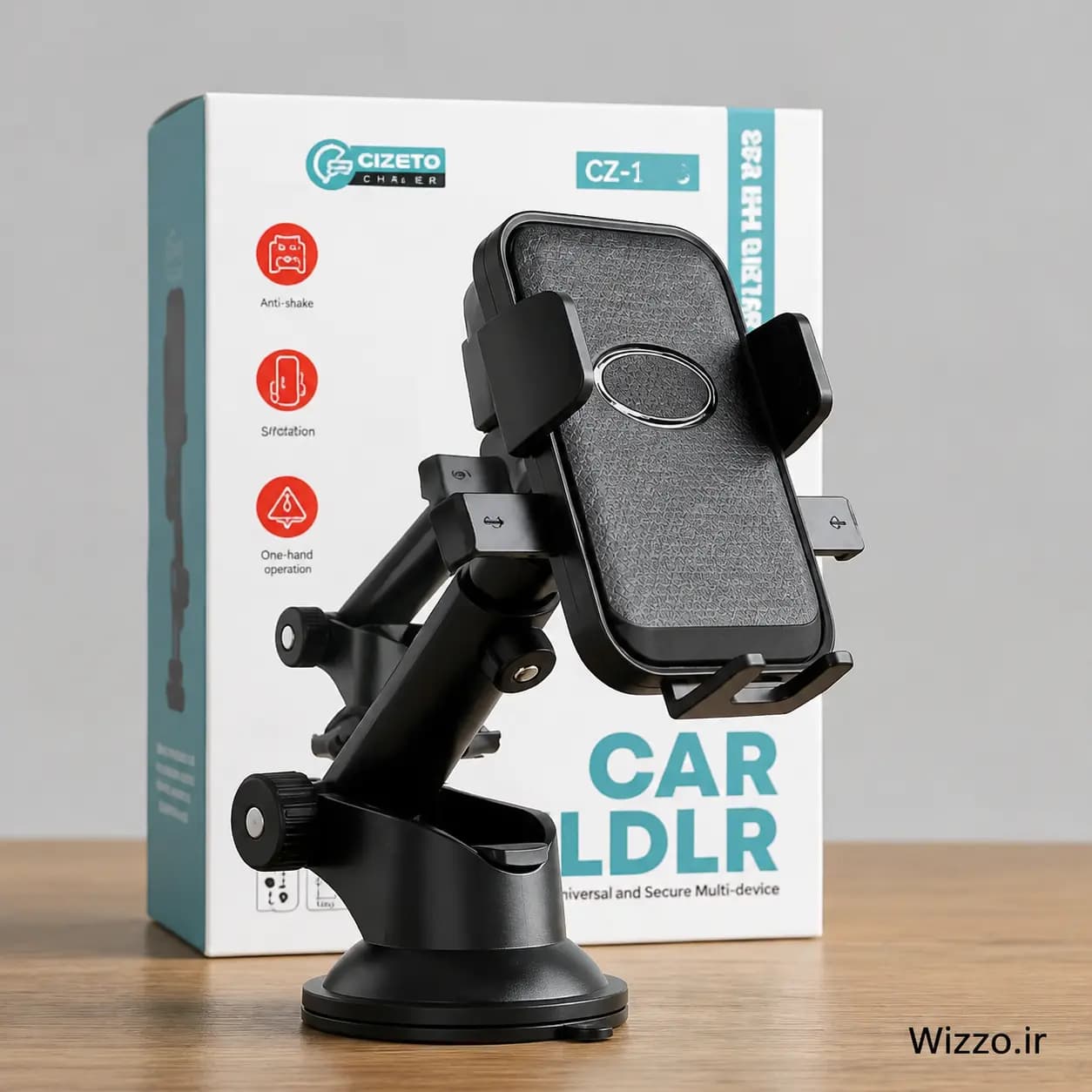 هولدر گوشی موبایل خودرو جکی مدل CZ-3475 — تصویر ۲