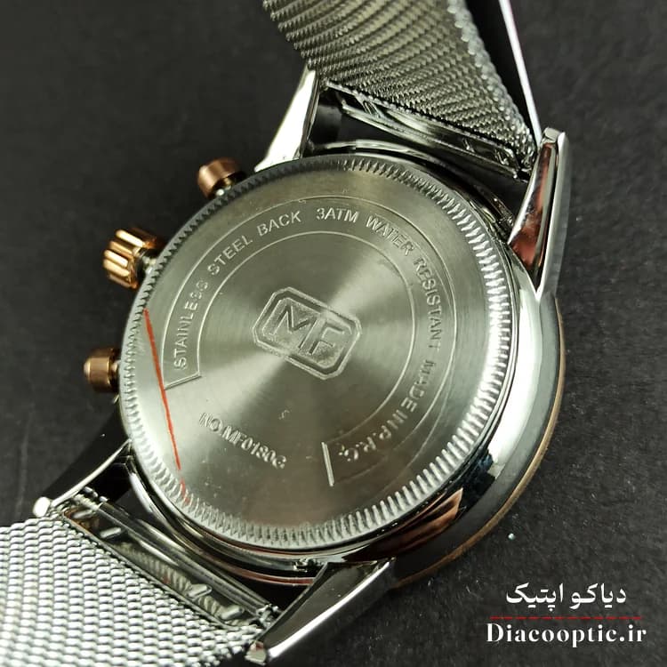 ساعت مچی مردانه اورجینال موتور ژاپن برند مینی فوکوس سه موتور مدل Mf0180G.04 بند حصیری — تصویر ۶