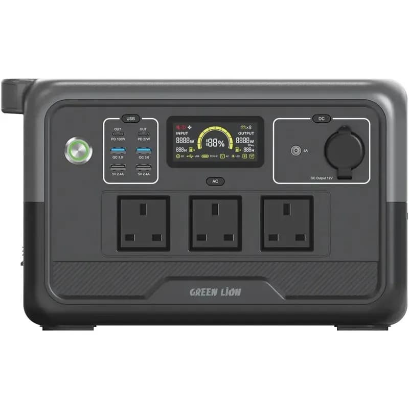 پاور استیشن گرین لاین مدل PGX800 Power Station with 768Wh & 30000mAh LiFePO4 Battery — تصویر ۲