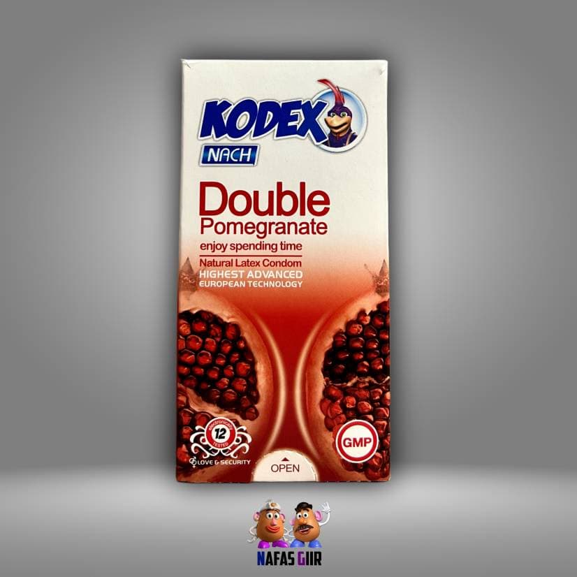 کاندوم دابل اناری (double pomegranate) کدکس بسته 12 عددی