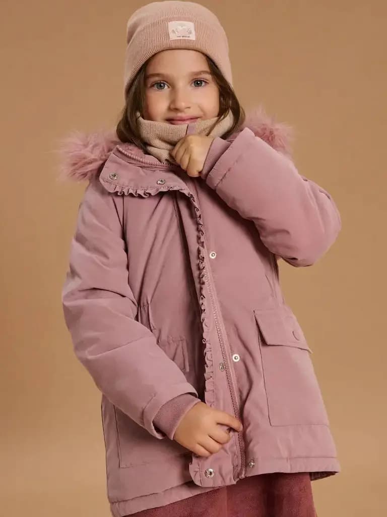کاپشن بچگانه حرفه ای داخل خز