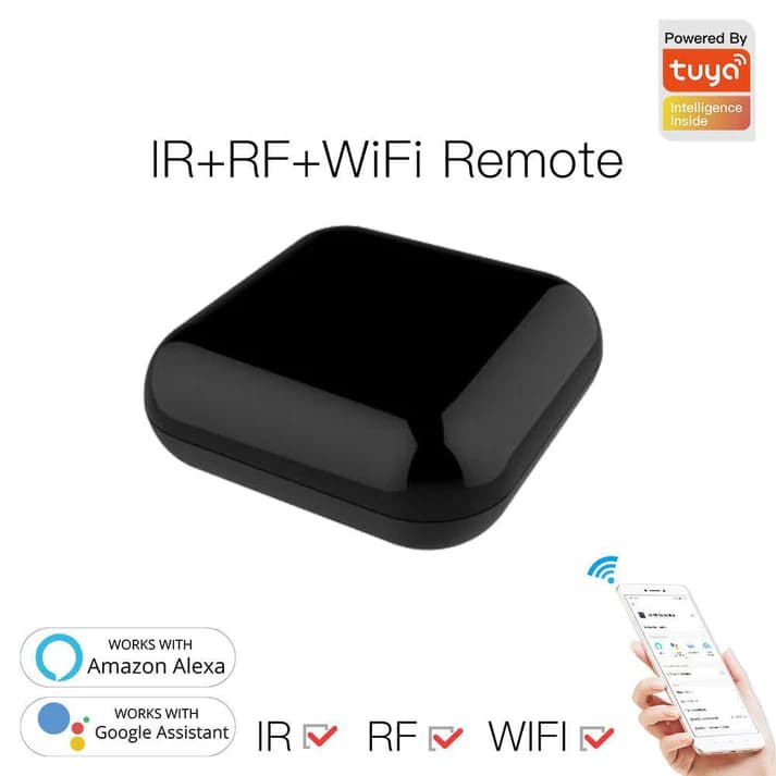 کنترل‌کننده جهانی هوشمند وای‌فای RF/IR با قابلیت کنترل دستگاه‌های مادون‌قرمز و رادیویی | مدل UFO-R2-RF — تصویر ۲
