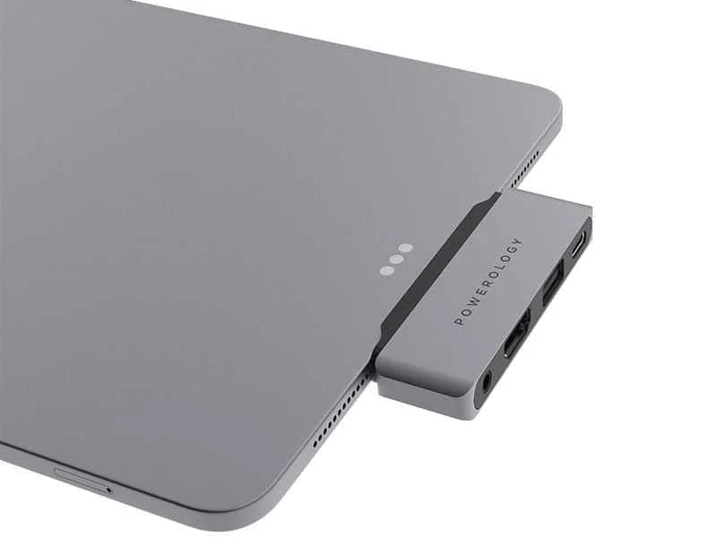 هاب تایپ سی 4 پورت پاورولوژی Powerology 4 in 1 usb-c hub — تصویر ۴
