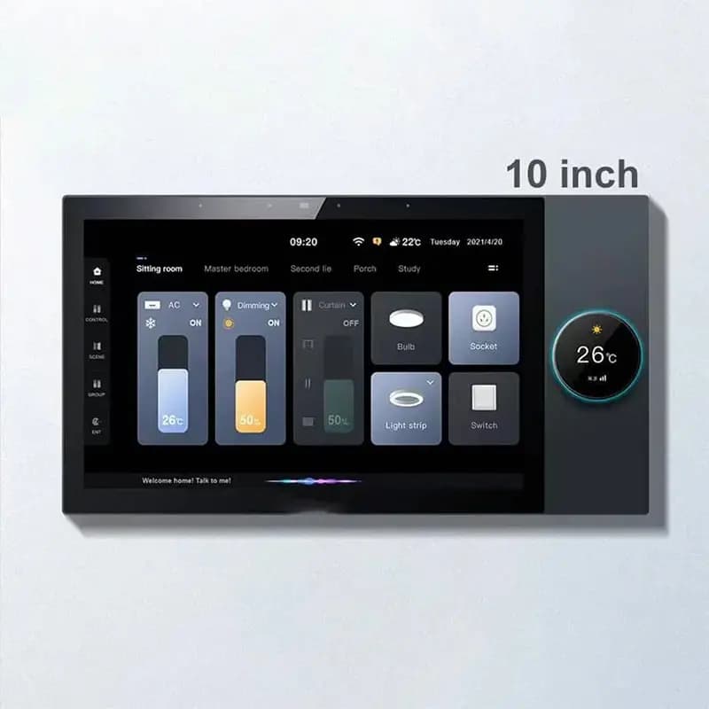 تاچ پنل 10 اینچ روتاری هاب مرکزی با هشت خروجی 2026 کامکث الکتریک