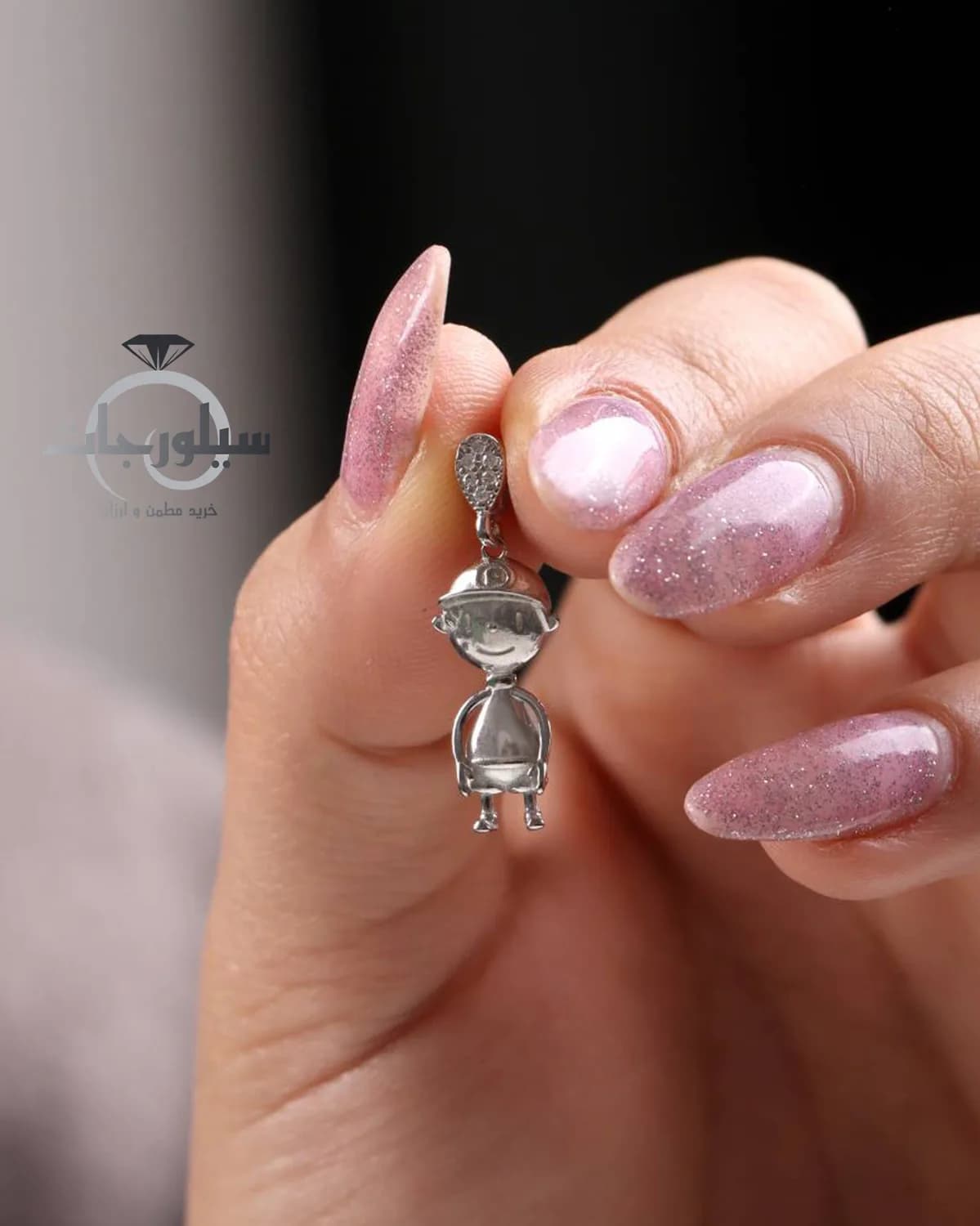 گردن آویز نقره کد NK01014
