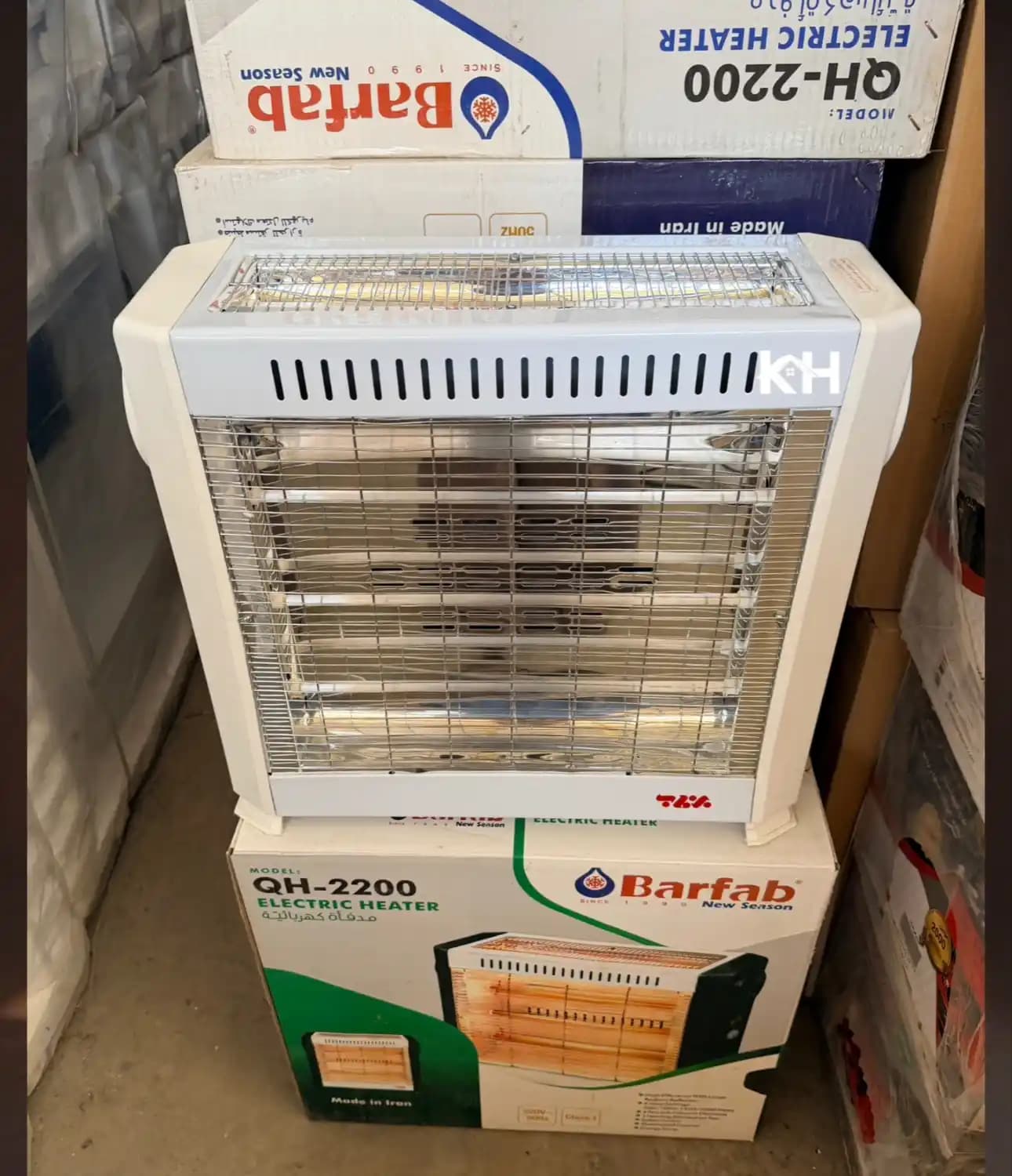 بخاری برقی برفاب 2200 فن دار — تصویر ۴