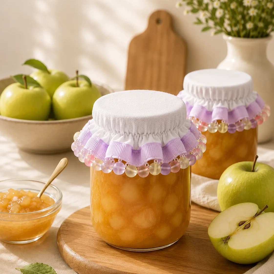 روکش درب مربا پارچه‌ای